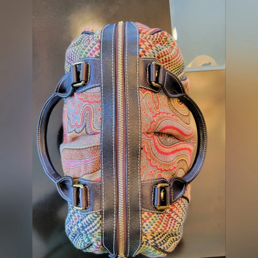 🌟``SOLD SOLD SOLD 🌟 ~~~ETRO Vintage Tapestry Satchel – - Picture 7 of 16